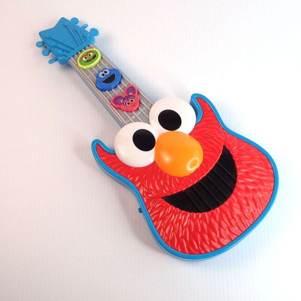 Sesame Street Rock with Elmo Guitar Lights and Sounds Preschool Musical Toy